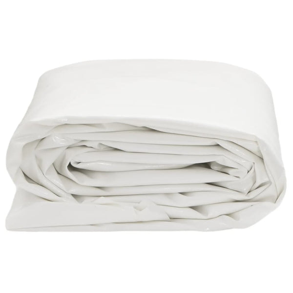 vidaXL Tarpaulin White 1.5x2 m 650 g/m²