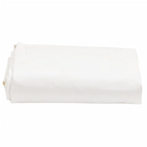 vidaXL Tarpaulin White Ø 2.8 m 650 g/m²