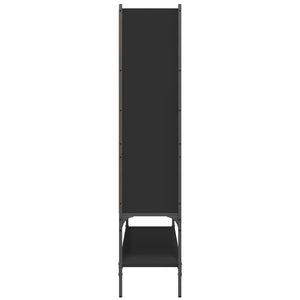 Schwarzes Bücherregal 102x30x141,5 cm