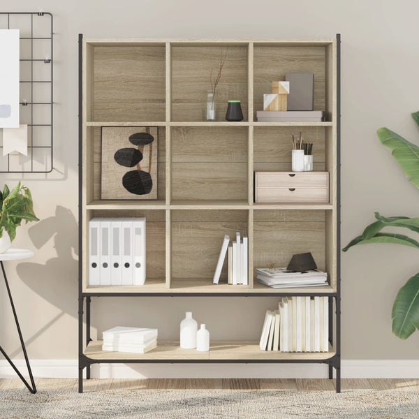 Sonoma Eiche Bücherregal, 102 cm