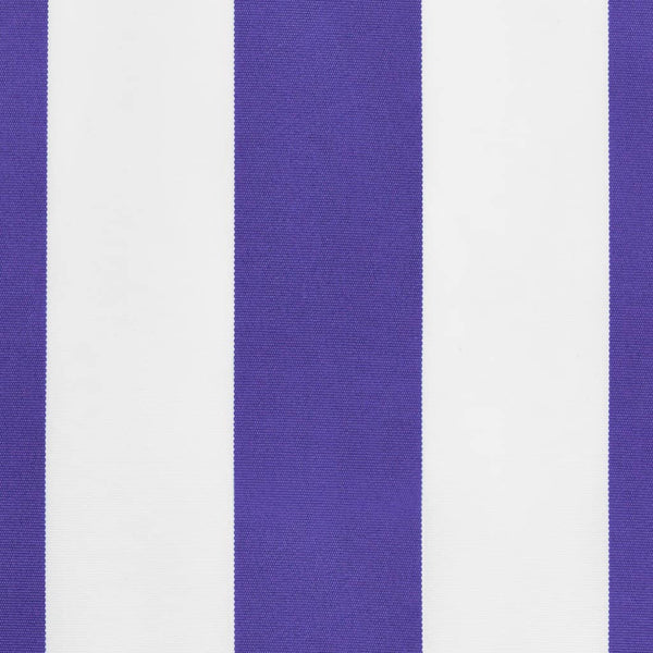 Markisenvolant Blau/Weiß 3,5 m