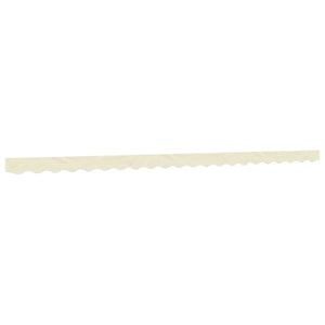 Markisenvolant Creme Gestreift 5m