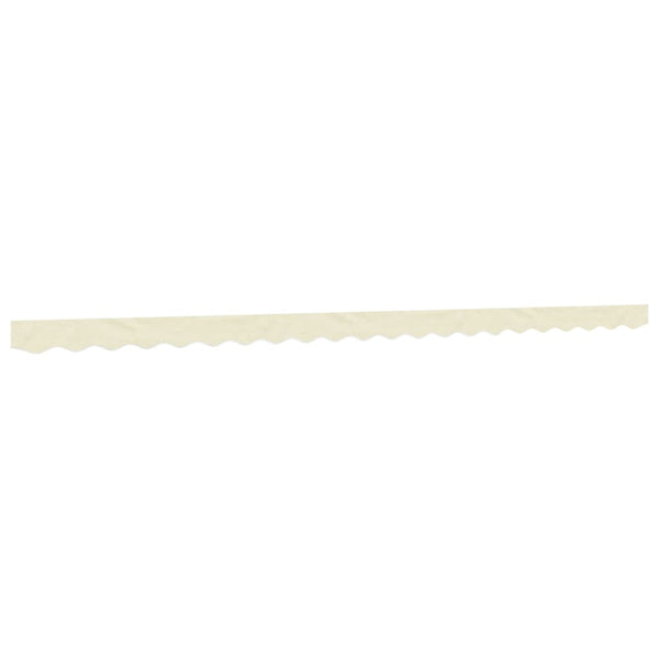 Markisenvolant Creme Gestreift 5m