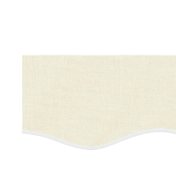 Markisenvolant Creme Gestreift 5m