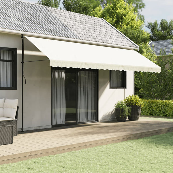 Markisenvolant Creme Gestreift 5m