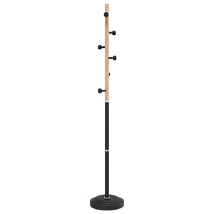 vidaXL Coat Rack Black 177 cm Powder-Coated Iron