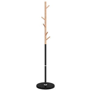 vidaXL Coat Rack Black 172 cm Powder-Coated Iron