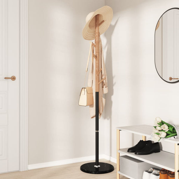vidaXL Coat Rack Black 172 cm Powder-Coated Iron