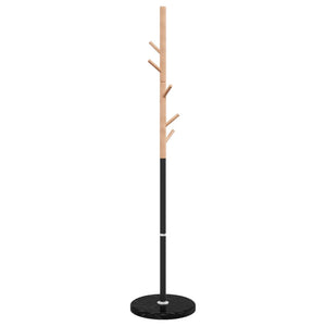 vidaXL Coat Rack Black 172 cm Powder-Coated Iron