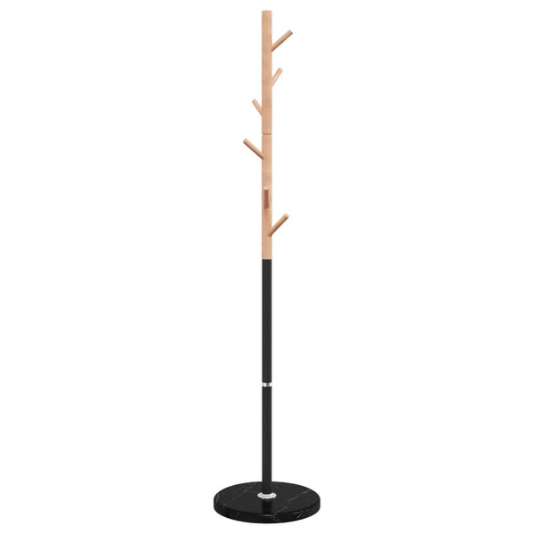vidaXL Coat Rack Black 172 cm Powder-Coated Iron