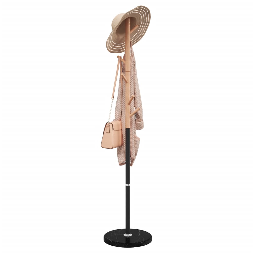 vidaXL Coat Rack Black 172 cm Powder-Coated Iron