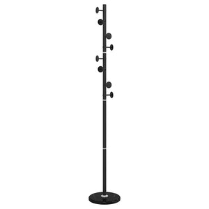 vidaXL Clothes Rack Black 176 cm Powder-Coated Iron