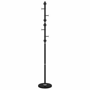 vidaXL Clothes Rack Black 176 cm Powder-Coated Iron