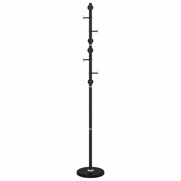 vidaXL Clothes Rack Black 176 cm Powder-Coated Iron