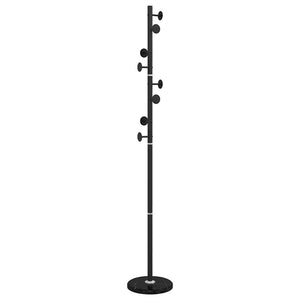 vidaXL Clothes Rack Black 176 cm Powder-Coated Iron
