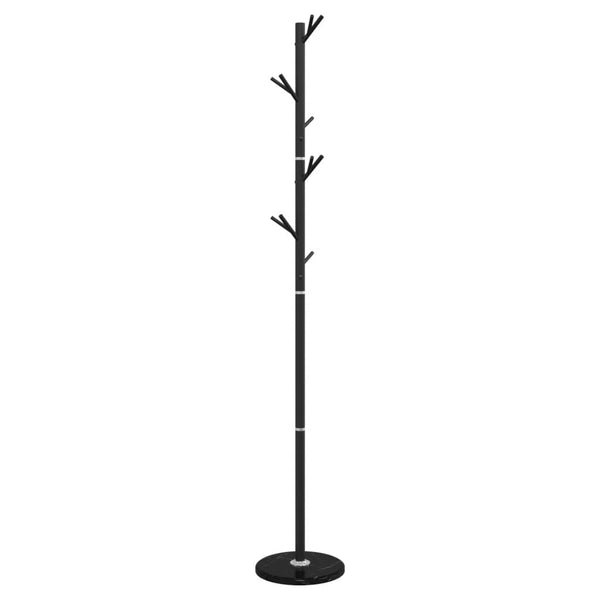 vidaXL Garment Rack Black 175 cm Powder-Coated Iron