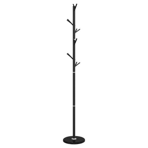 vidaXL Garment Rack Black 175 cm Powder-Coated Iron