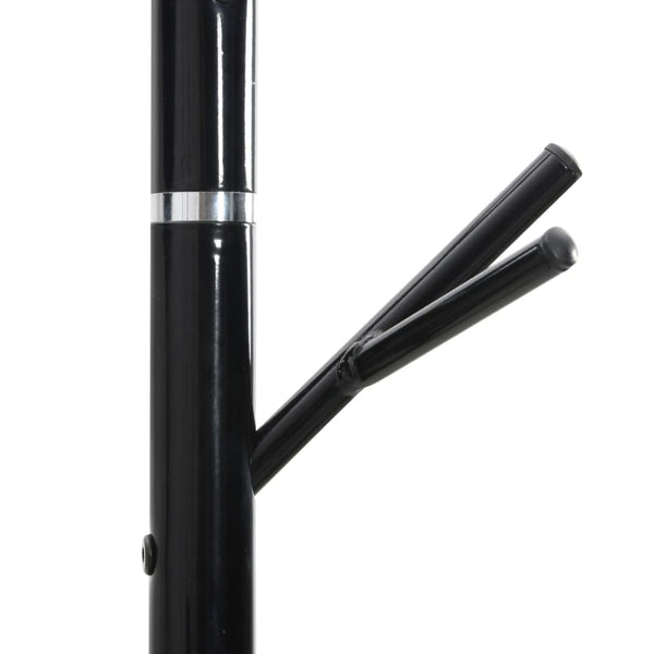 vidaXL Garment Rack Black 175 cm Powder-Coated Iron