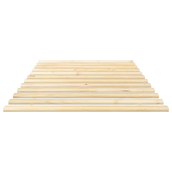 vidaXL Slatted Bed Base 90x200 cm Solid Pine Wood