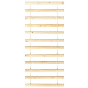 vidaXL Slatted Bed Base 90x200 cm Solid Pine Wood