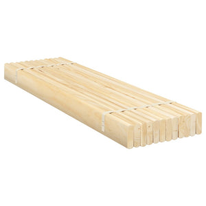 vidaXL Slatted Bed Base 90x200 cm Solid Pine Wood