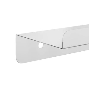 vidaXL Wall Shelves 3 pcs. Silver Stainless Steel