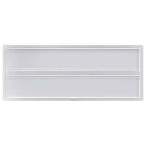 vidaXL Wall Shelves 2 pcs. 100x40 cm Silver Stainless Steel