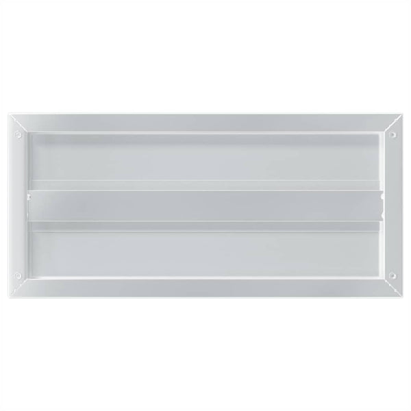 vidaXL Wall Shelves 2 pcs 50x23.5 cm Silver Stainless Steel