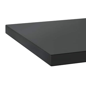 vidaXL Wall Shelves 2 pcs 75x40 cm Black Stainless Steel
