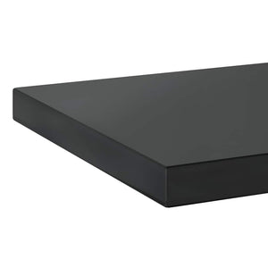 vidaXL Wall Shelves 2 pcs 75x30 cm Black Stainless Steel