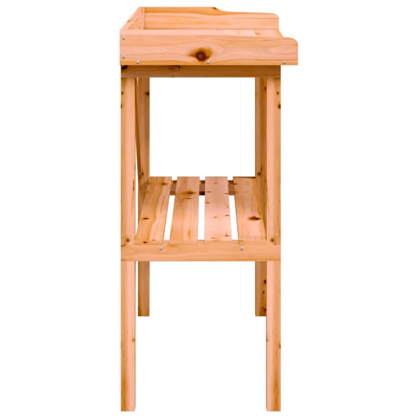 vidaXL Potting Bench with Storage Brown 78x38x82.5 cm Solid Fir Wood