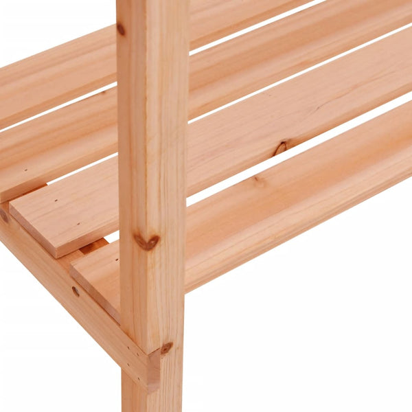 vidaXL Potting Bench with Storage Brown 78x38x82.5 cm Solid Fir Wood
