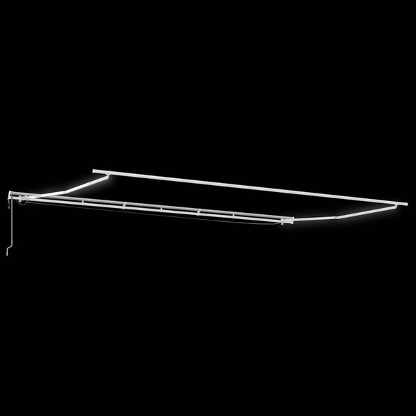 Automatische LED-Markise Weinrot 600x300 cm
