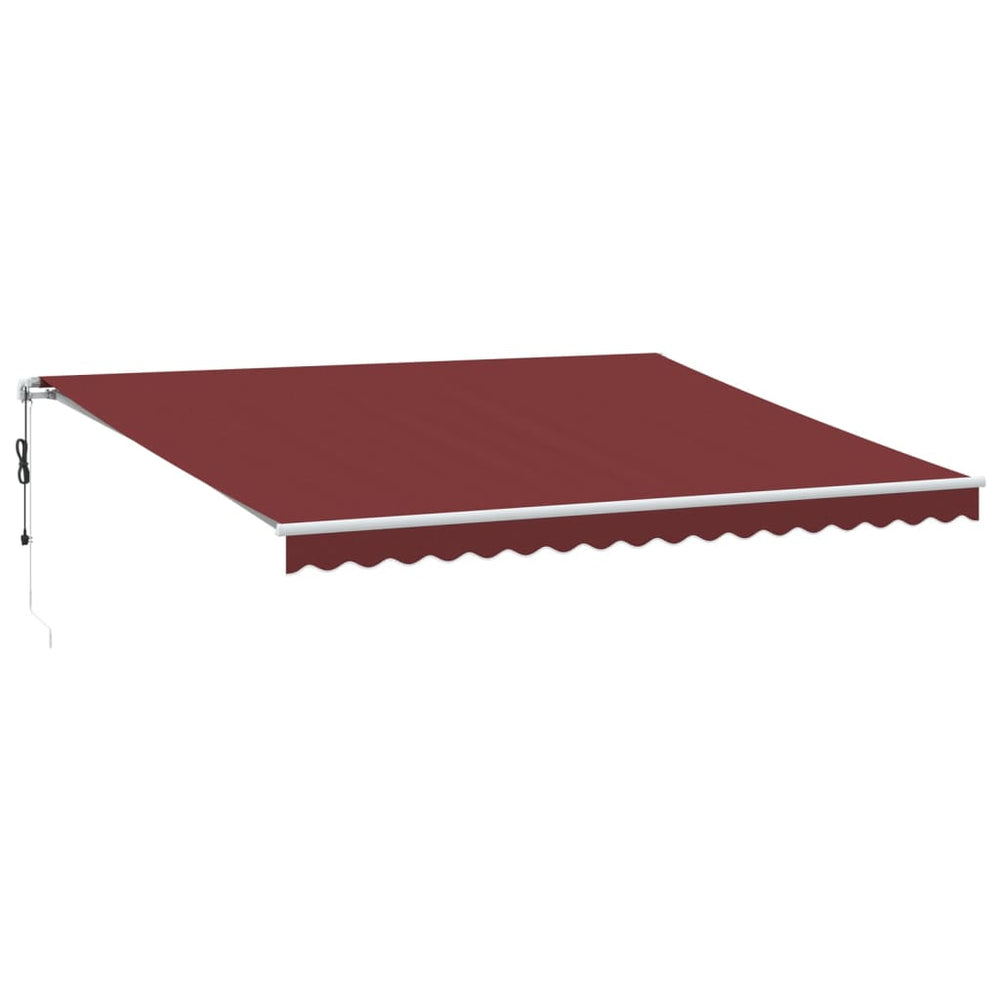 Automatische Burgunderrote Markise 450x350 cm