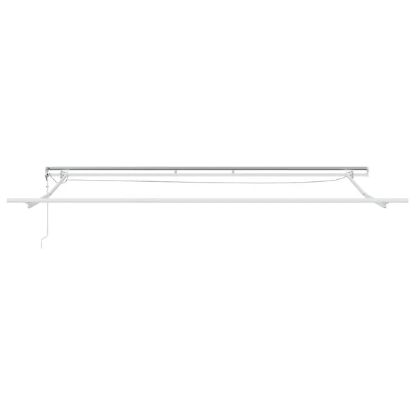 vidaXL Automatic Awning with LED Brown 450x300 cm