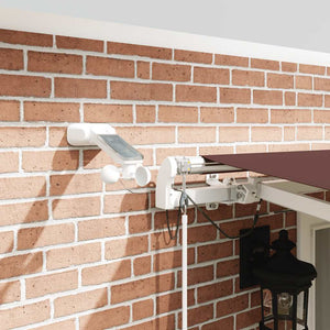 vidaXL Awning Automatic with LED Brown 500x300 cm
