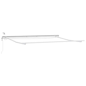 vidaXL Awning Automatic with LED Brown 500x300 cm
