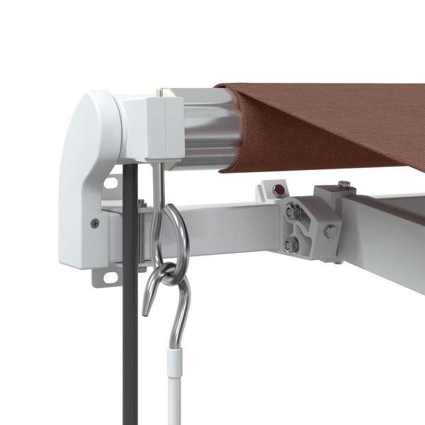 vidaXL Awning Automatic Brown 450x350 cm