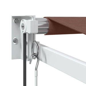 vidaXL Awning Automatic Brown 350x250 cm