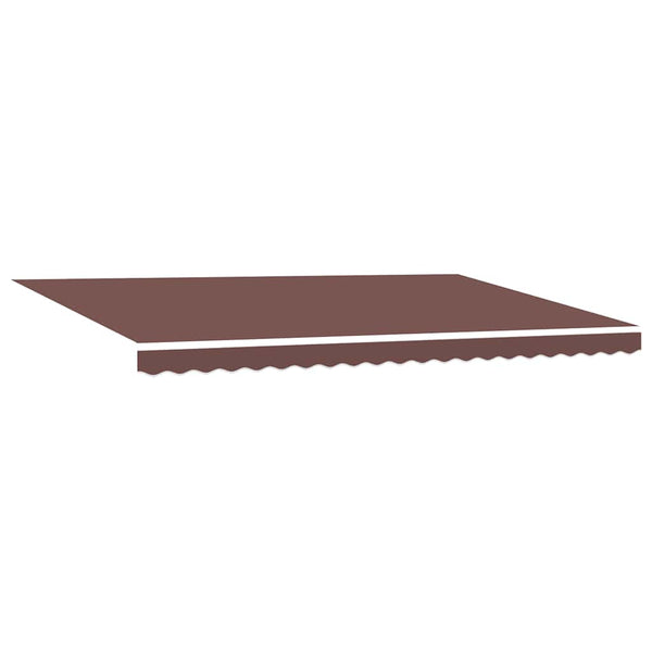 vidaXL Awning Automatic Brown 500x300 cm