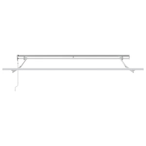 vidaXL Automatic Awning Anthracite & White 300x250 cm