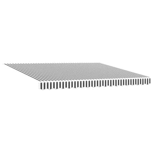 vidaXL Awning Automatic with LED Anthracite & White 400x300 cm