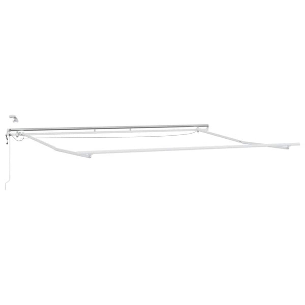 vidaXL Automatic Awning with LED Anthracite & White 450x300 cm