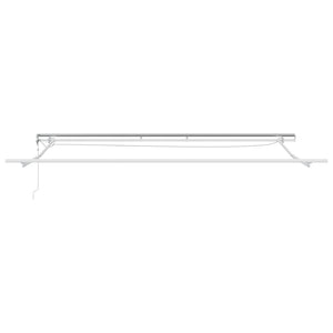 vidaXL Automatic Awning with LED Anthracite & White 450x300 cm
