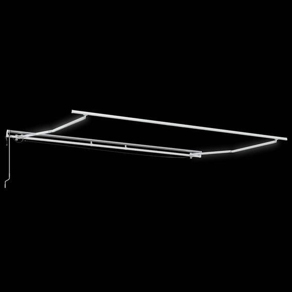 vidaXL Automatic Awning with LED Anthracite & White 500x300 cm