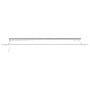 vidaXL Automatic Awning with LED Anthracite & White 600x300 cm