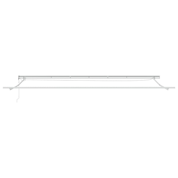 vidaXL Automatic Awning with LED Anthracite & White 600x300 cm