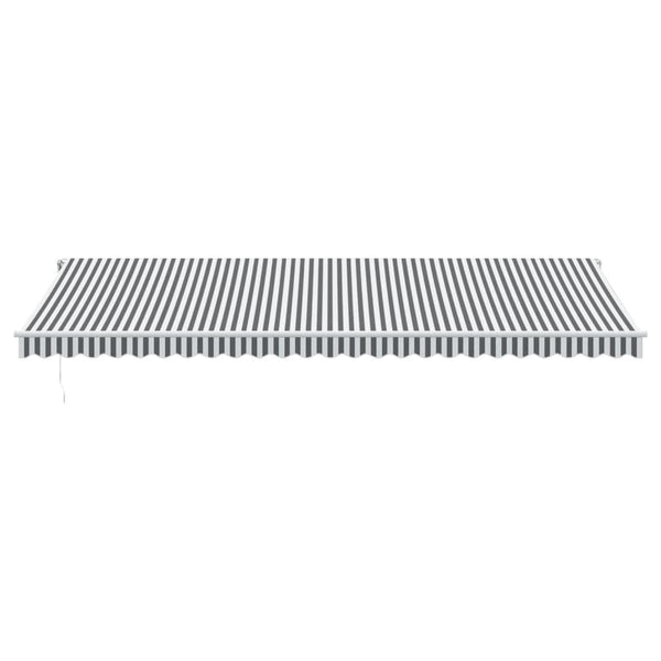vidaXL Awning Automatic Anthracite & White 600x350 cm
