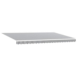 vidaXL Manual Awning Anthracite & White 500x300 cm