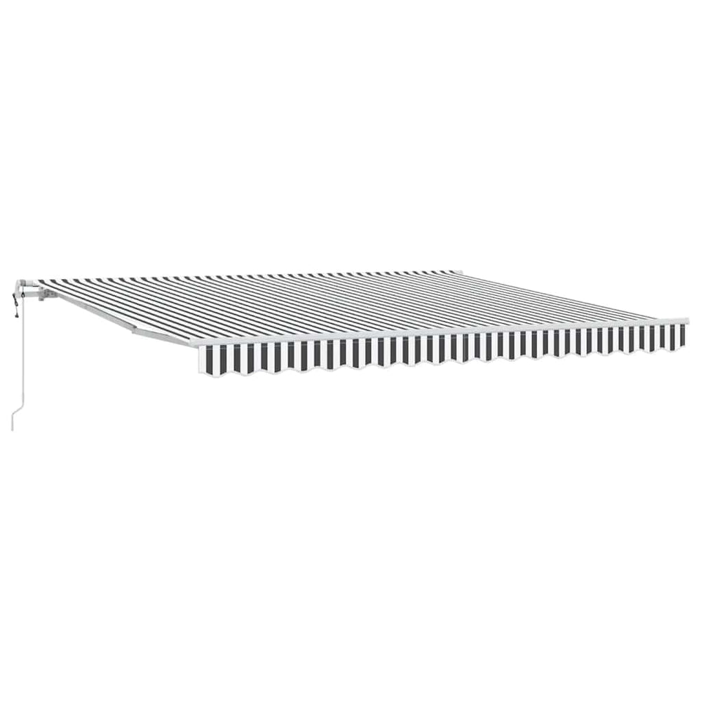 vidaXL Automatic Manual Anthracite & White 400x300 cm